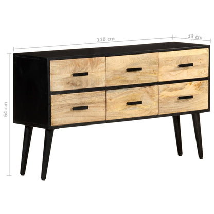 Credenza 110x33x64 cm in Legno Massello di Mango | homemem39