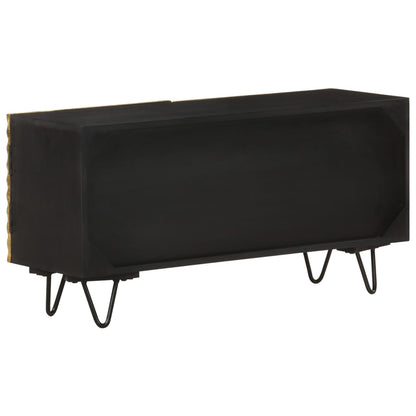 Mobile Porta TV 90x30x45 cm in Legno Massello di Mango