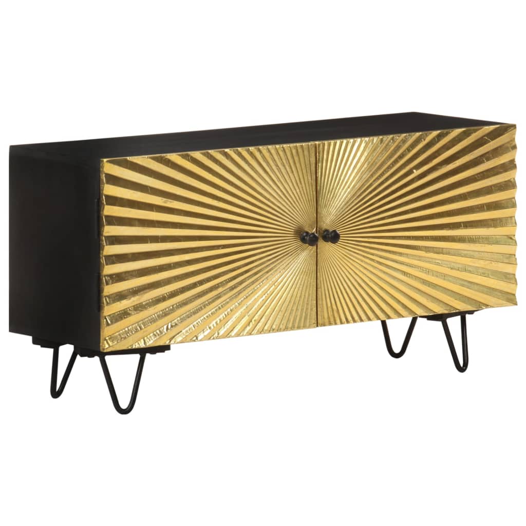 Mobile Porta TV 90x30x45 cm in Legno Massello di Mango | homemem39
