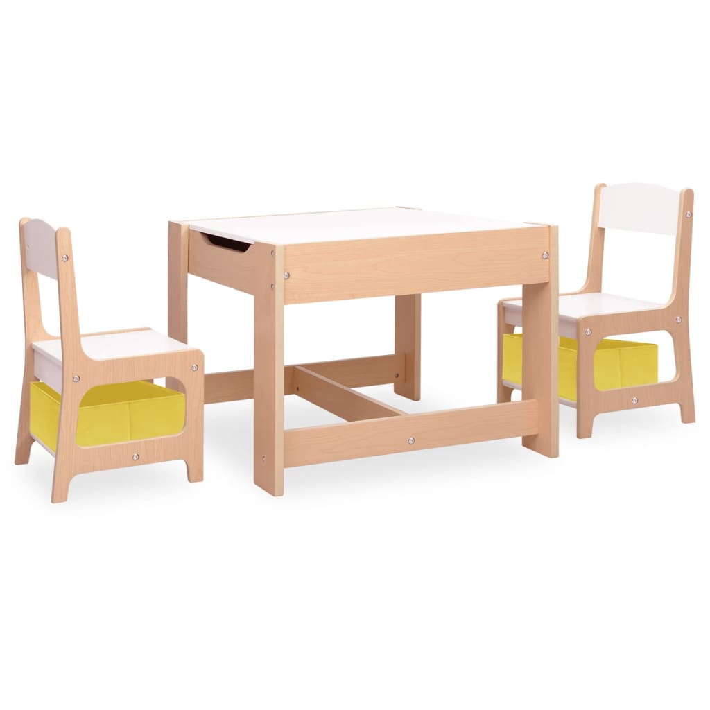 Tavolo per Bambini con 2 Sedie in MDF | homemem39