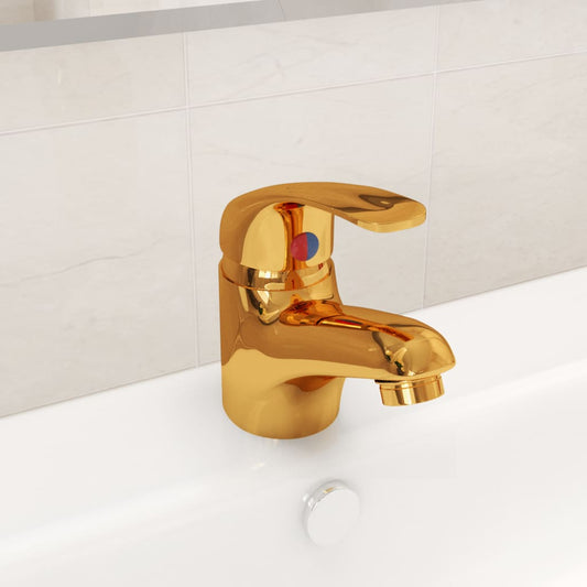 Rubinetto Miscelatore Oro 13x10 cm - homemem39