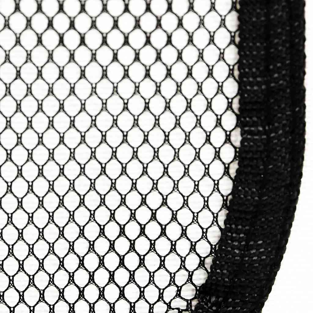 Box per Cani Pieghevole con Borsa Trasporto Nero 125x125x61 cm - homemem39