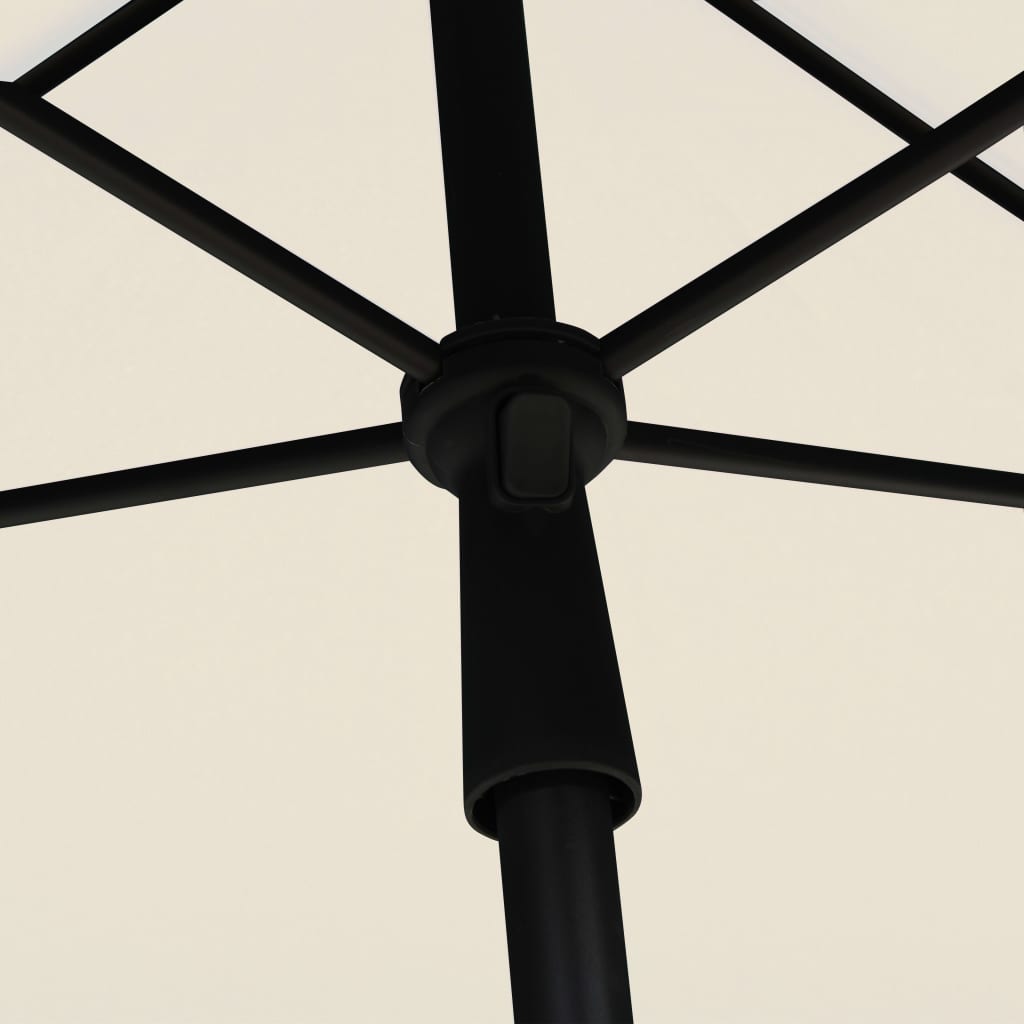 Ombrellone da Giardino con Palo 210x140 cm Sabbia | homemem39