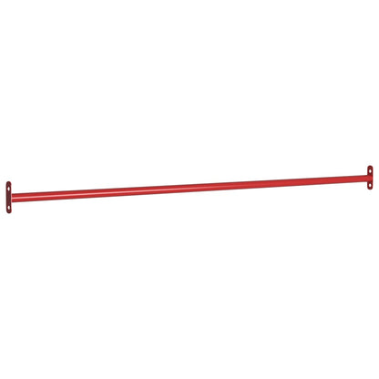 Sbarra da Gioco 125 cm in Acciaio Rosso - homemem39