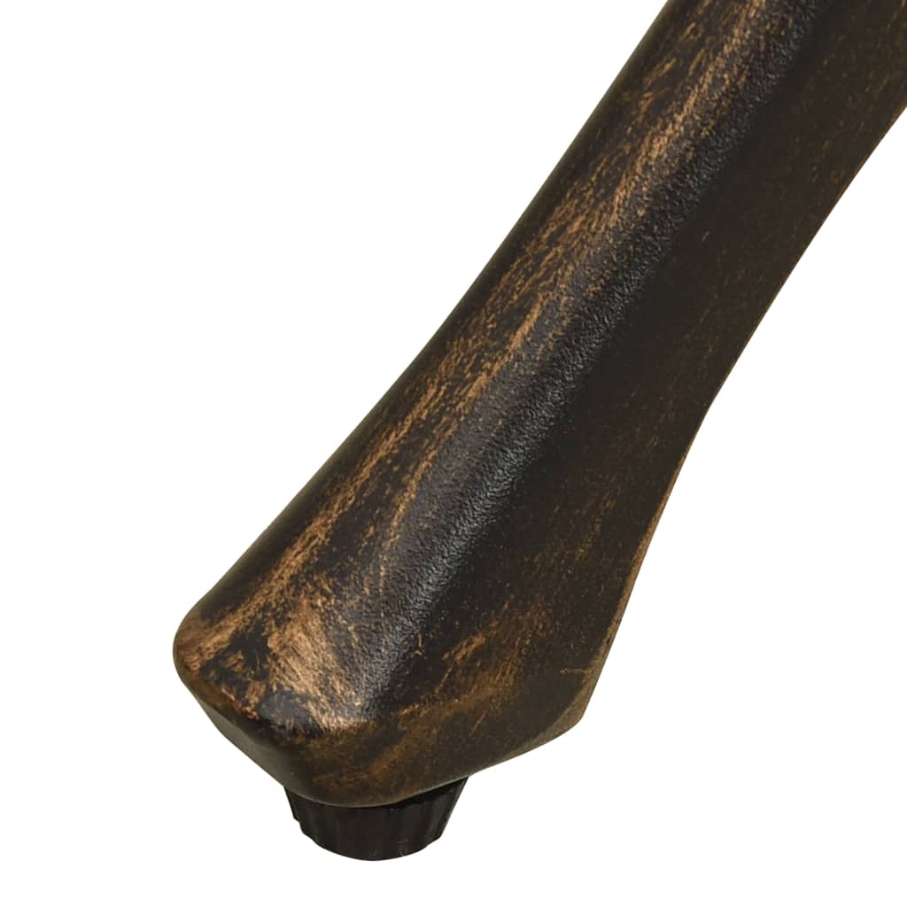 Tavolo da Giardino Bronzo 90x90x73 cm in Alluminio Pressofuso | homemem39