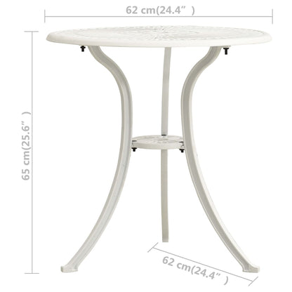 Set da Bar 3 pz in Alluminio Pressofuso Bianco | homemem39