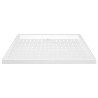 Piatto Doccia con Superficie Puntinata Bianco 80x100x4cm in ABS - homemem39