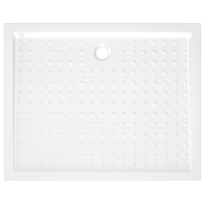 Piatto Doccia con Superficie Puntinata Bianco 80x100x4cm in ABS - homemem39