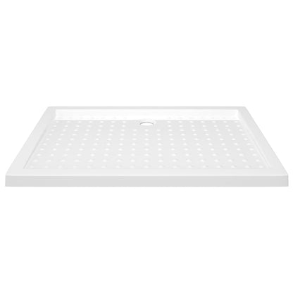 Piatto Doccia con Superficie Puntinata Bianco 70x100x4cm in ABS - homemem39
