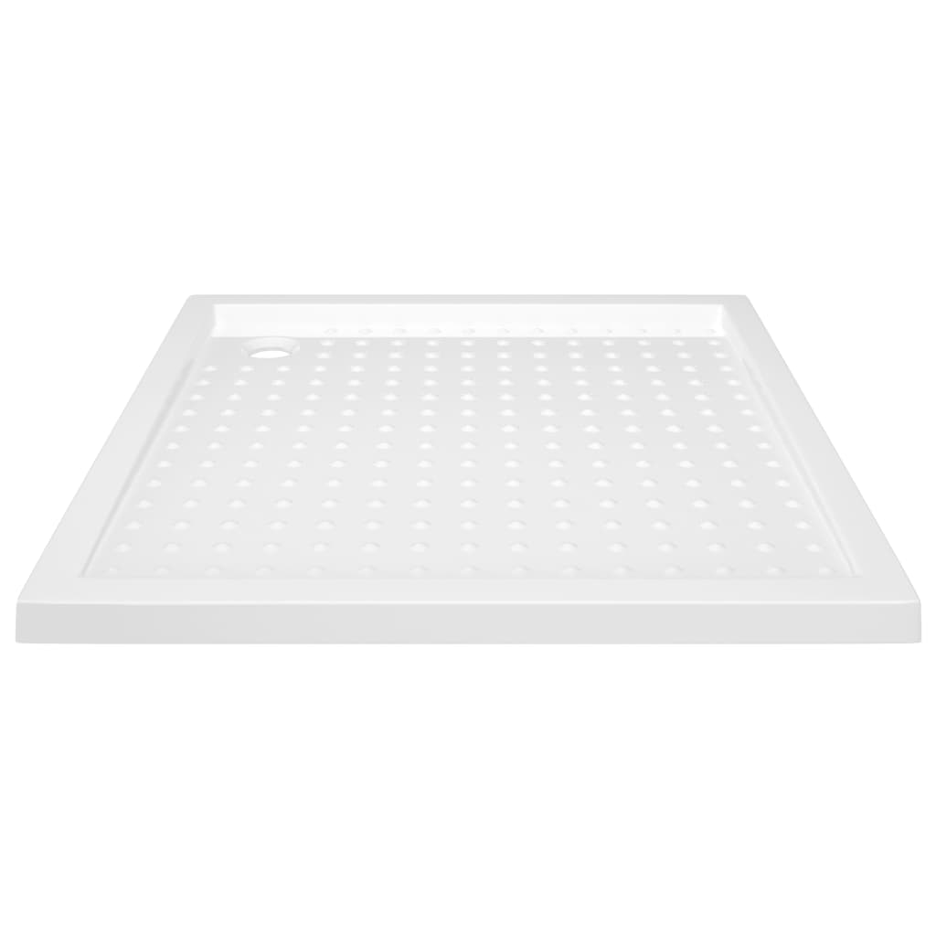 Piatto Doccia con Superficie Puntinata Bianco 80x80x4 cm in ABS - homemem39