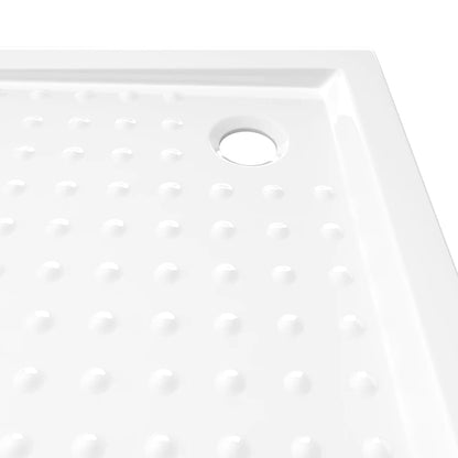 Piatto Doccia con Superficie Puntinata Bianco 80x80x4 cm in ABS - homemem39