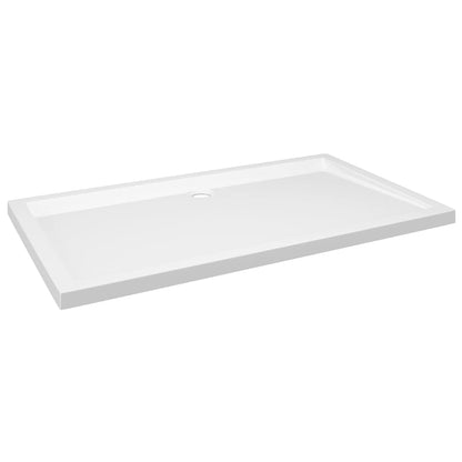 Piatto Doccia in ABS Rettangolare Bianco 70x120 cm - homemem39