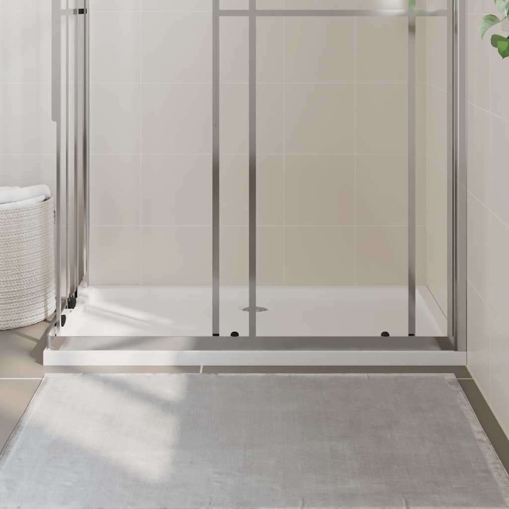 Piatto Doccia in ABS Rettangolare Bianco 70x120 cm - homemem39