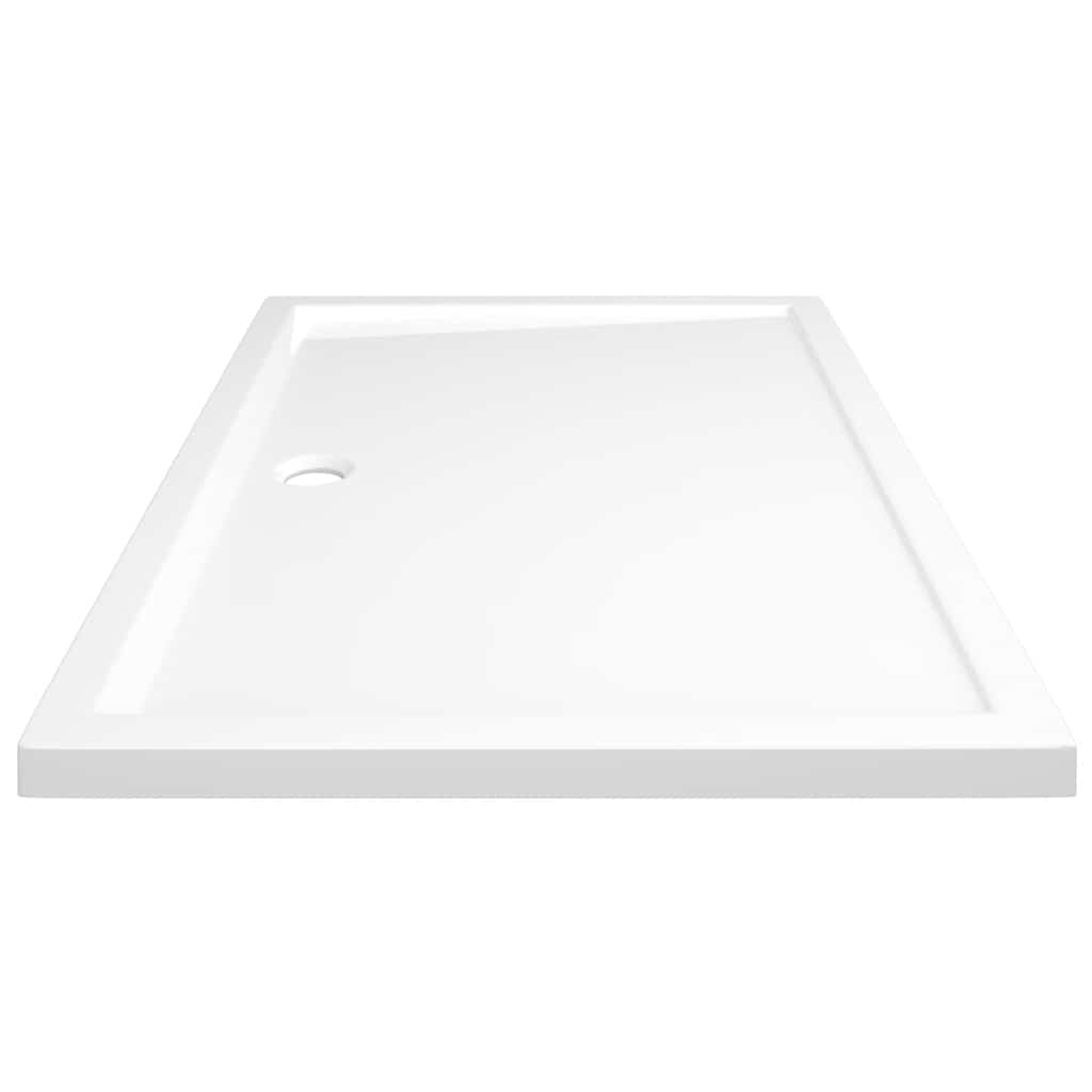 Piatto Doccia in ABS Rettangolare Bianco 80x120 cm - homemem39