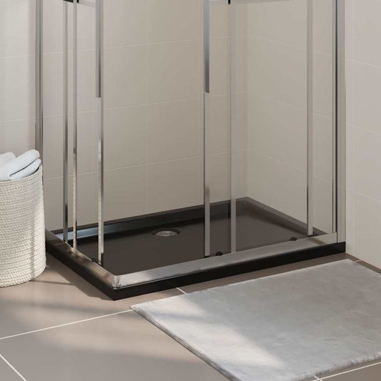 Piatto Doccia in ABS Rettangolare Nero 70x100 cm - homemem39