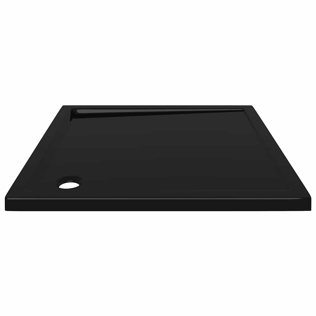 Piatto Doccia Quadrato in ABS Nero 80x80 cm - homemem39