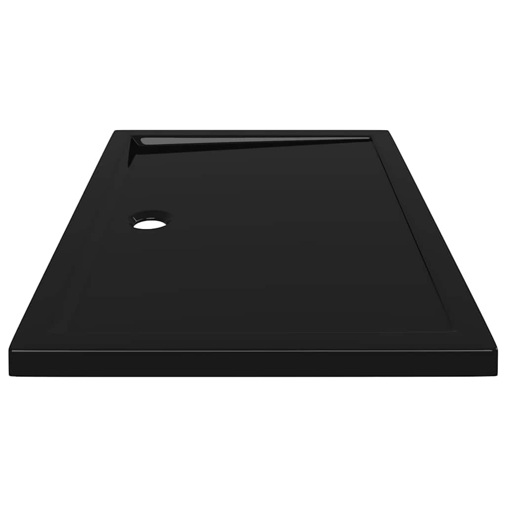 Piatto Doccia in ABS Rettangolare Nero 80x110 cm - homemem39