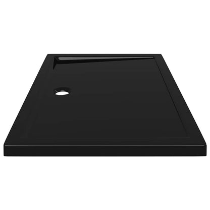 Piatto Doccia in ABS Rettangolare Nero 80x110 cm - homemem39