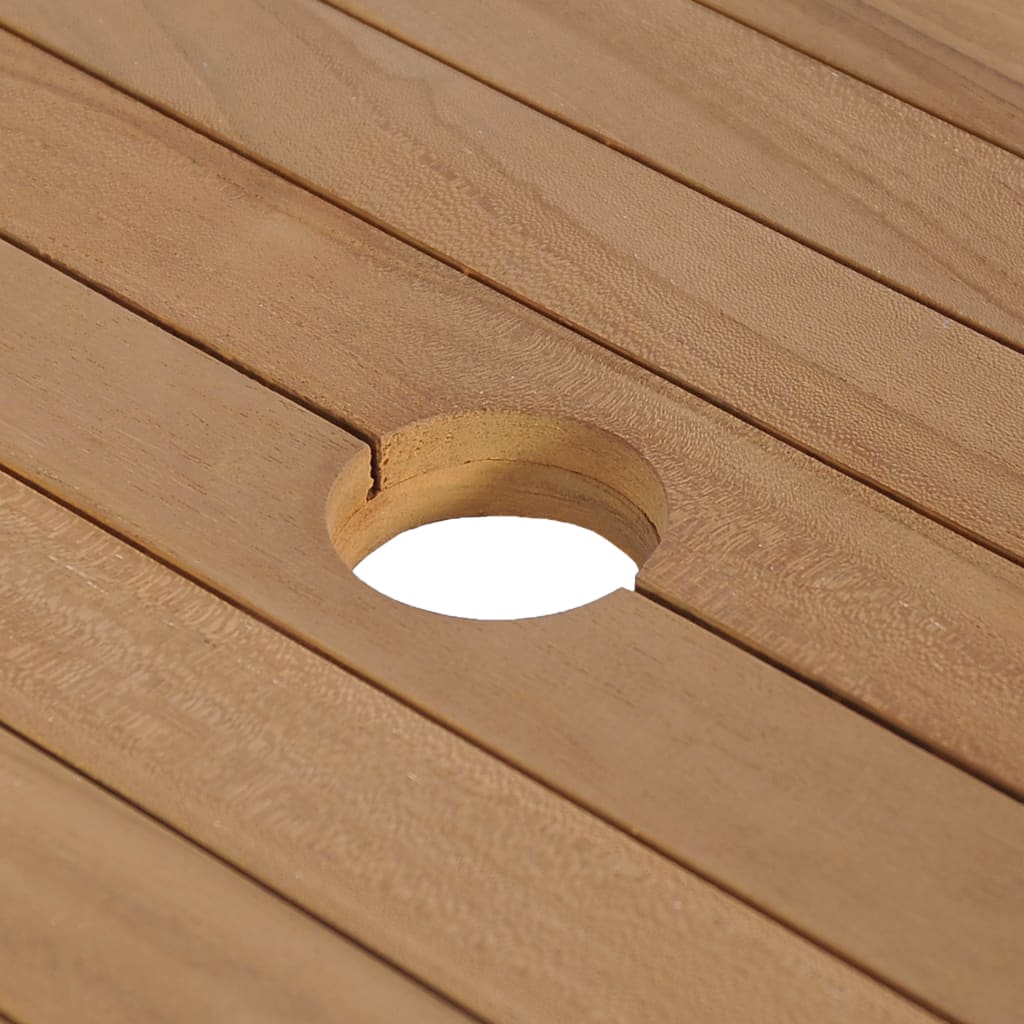 Armadietto da Bagno in Legno di Teak con Lavabo in Marmo Crema | homemem39