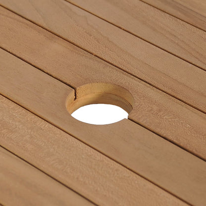 Armadietto da Bagno in Legno di Teak con Lavabo in Marmo Crema | homemem39
