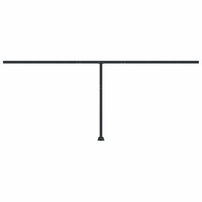 Set Pali per Tenda da Sole Antracite 600x245 cm Ferro - homemem39