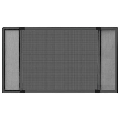 Zanzariera Allungabile per Finestre Antracite (100-193)x75 cm