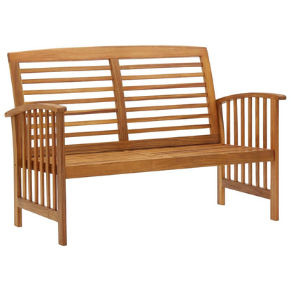 Set Divani da Giardino 5 pz in Legno Massello di Acacia