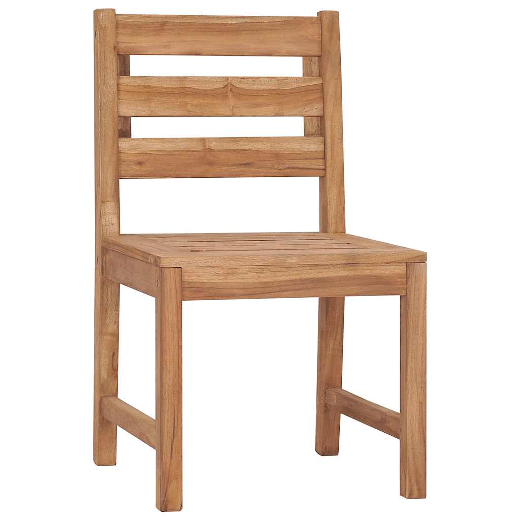 Sedie da Giardino 2 pz in Legno Massello di Teak