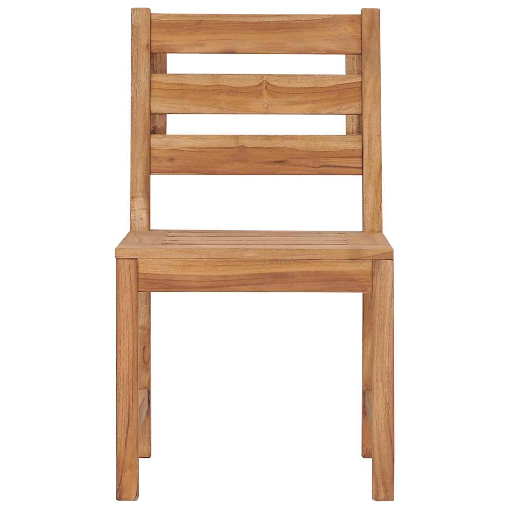 Sedie da Giardino 2 pz in Legno Massello di Teak