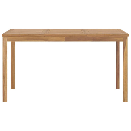 Tavolo da Pranzo da Giardino 140x80x77 cm in Massello di Teak | homemem39
