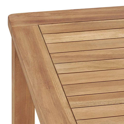 Tavolo da Pranzo da Giardino 140x80x77 cm in Massello di Teak | homemem39