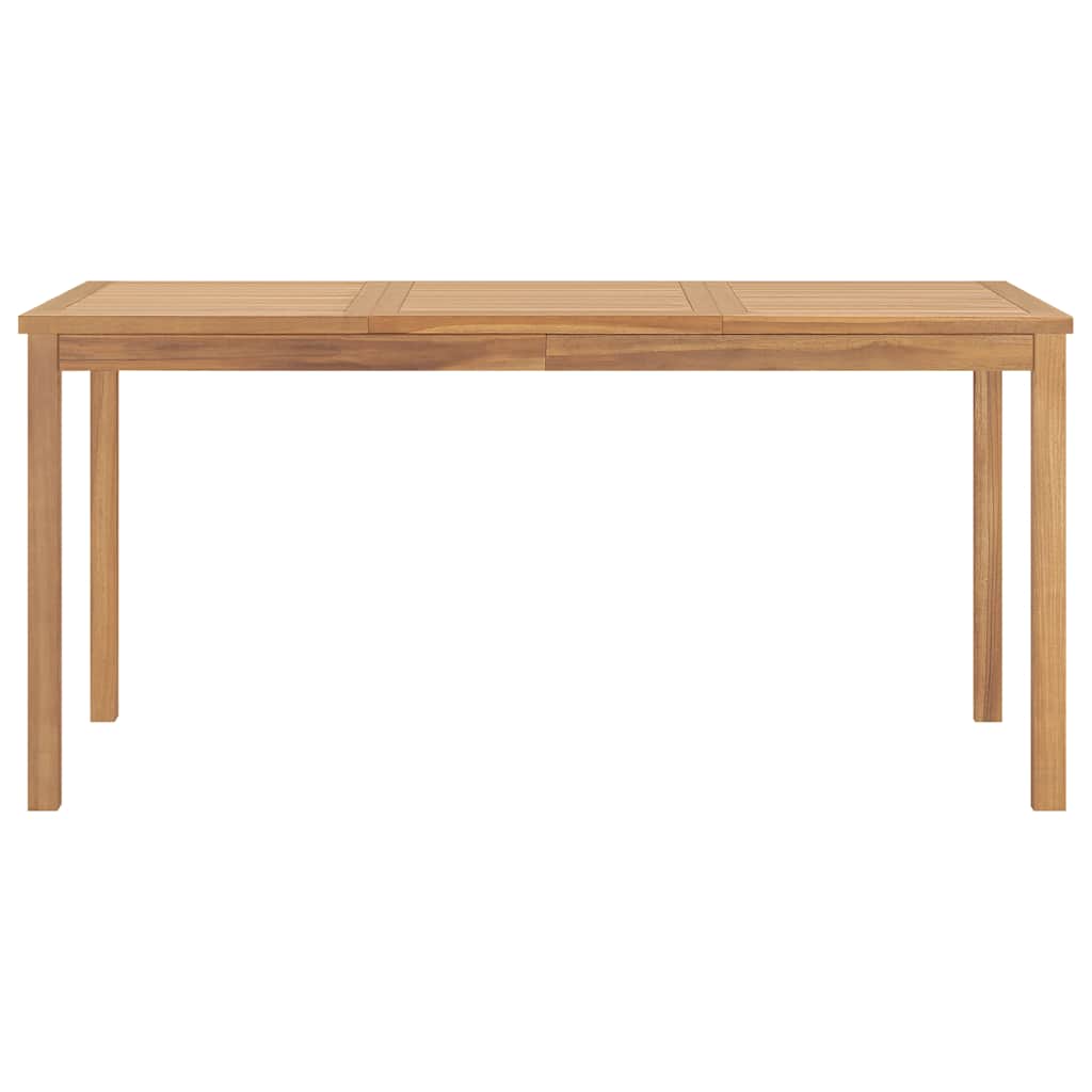 Tavolo da Pranzo da Giardino 160x80x77 cm in Massello di Teak | homemem39