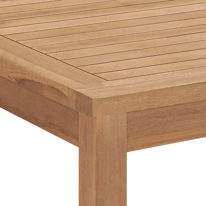 Tavolo da Pranzo da Giardino 160x80x77 cm in Massello di Teak | homemem39