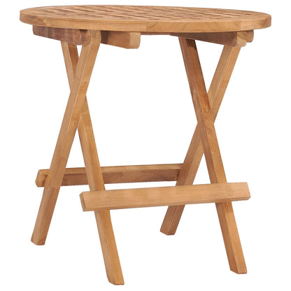 Set da Pranzo da Giardino Pieghevole 3 pz in Massello di Teak | homemem39