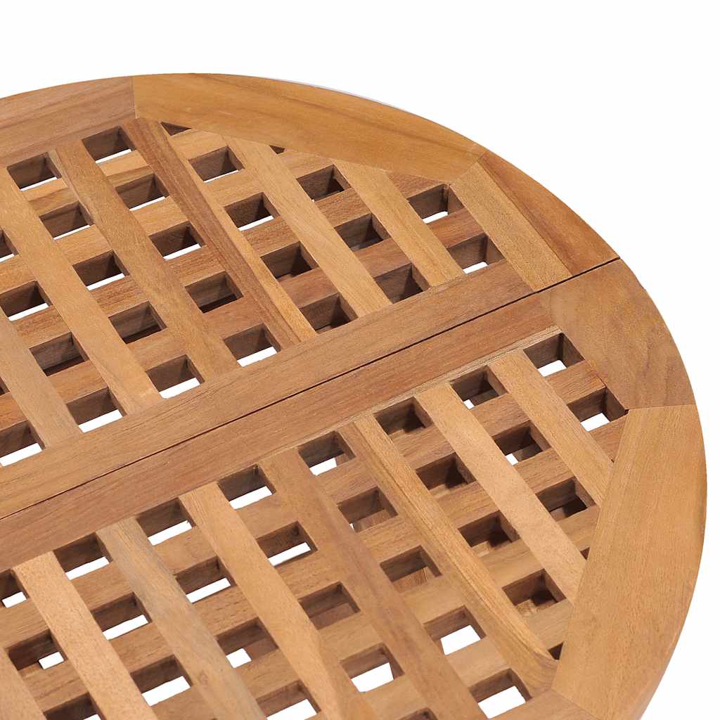 Set da Pranzo da Giardino Pieghevole 3 pz in Massello di Teak | homemem39