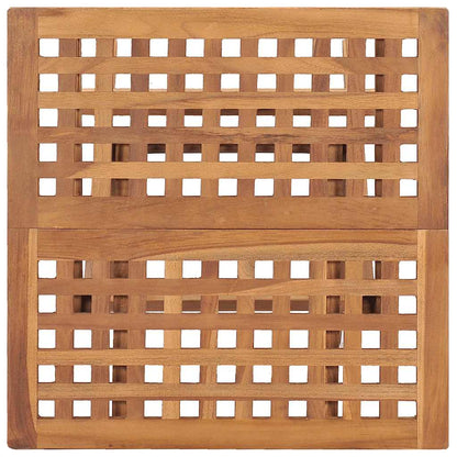 Set da Pranzo da Giardino Pieghevole 3 pz in Massello di Teak