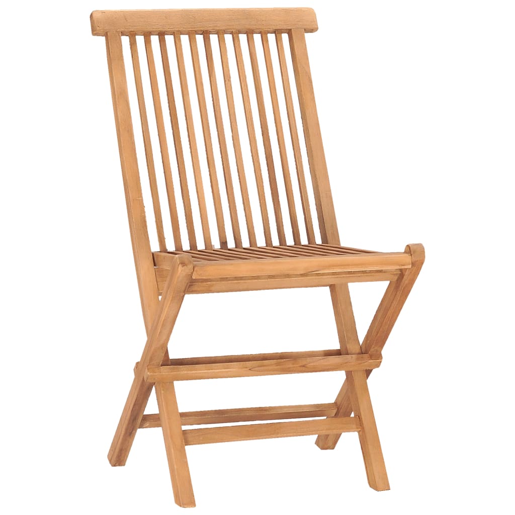 Set da Pranzo da Giardino Pieghevole 3 pz in Massello di Teak | homemem39