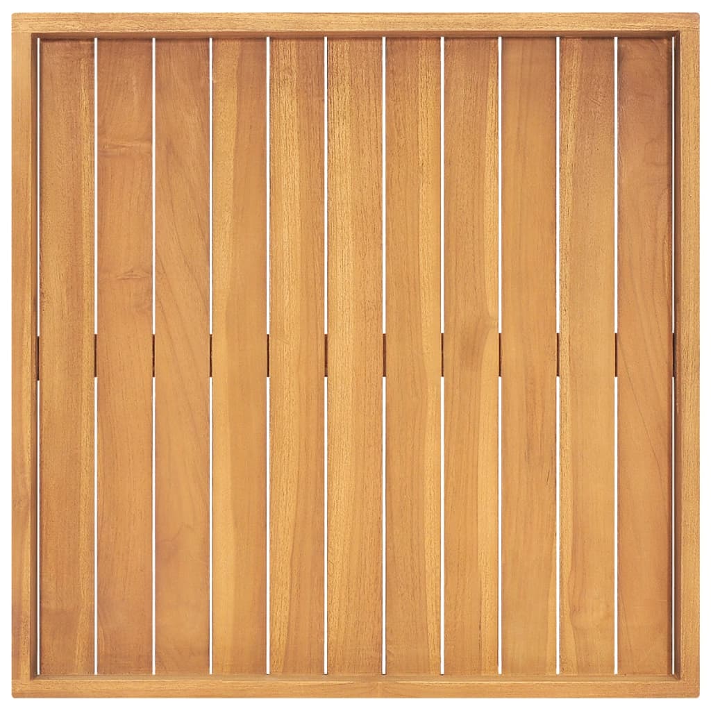 Vassoio da Portata 60x60 cm in Legno Massello di Teak - homemem39