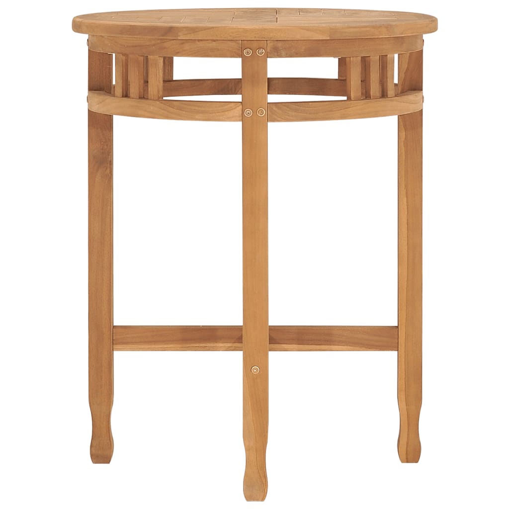 Tavolo da Bistrot Ø60x75,5 cm in Legno Massello di Teak | homemem39