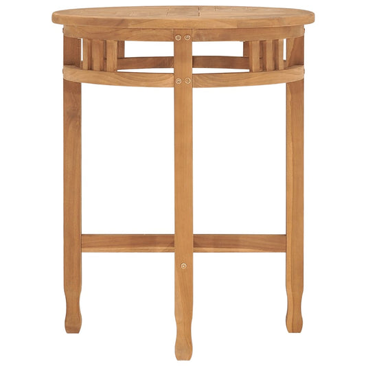 Tavolo da Bistrot Ø60x75,5 cm in Legno Massello di Teak | homemem39