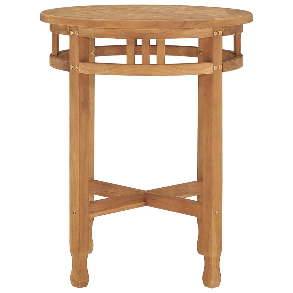 Tavolo da Bistrot Ø60x75,5 cm in Legno Massello di Teak | homemem39