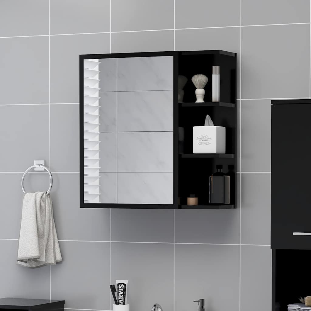 Mobile Bagno Specchio 62,5x20,5x64cm Multistrato