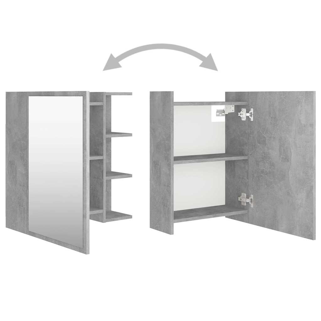 Mobile Bagno Specchio 62,5x20,5x64cm Multistrato