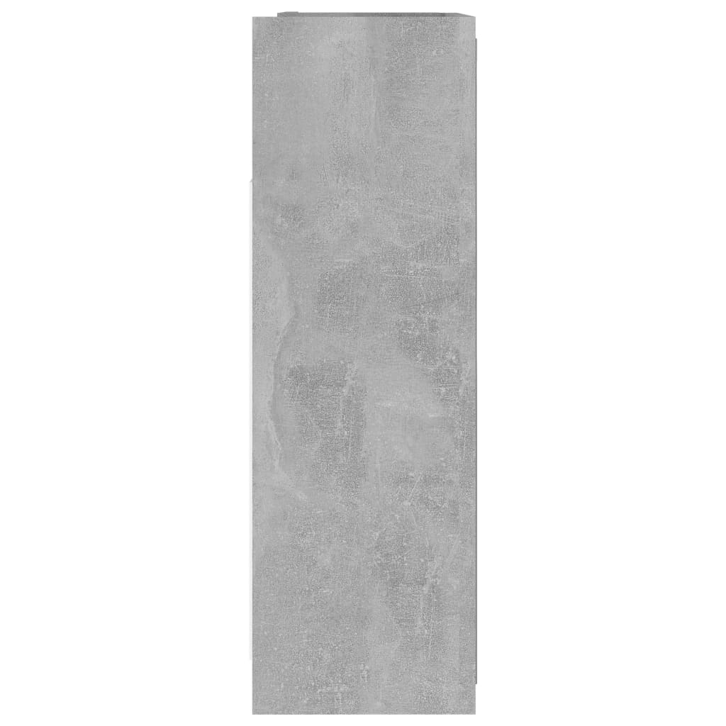 Mobile Bagno Specchio Grigio Cemento 62,5x20,5x64cm Multistrato | homemem39