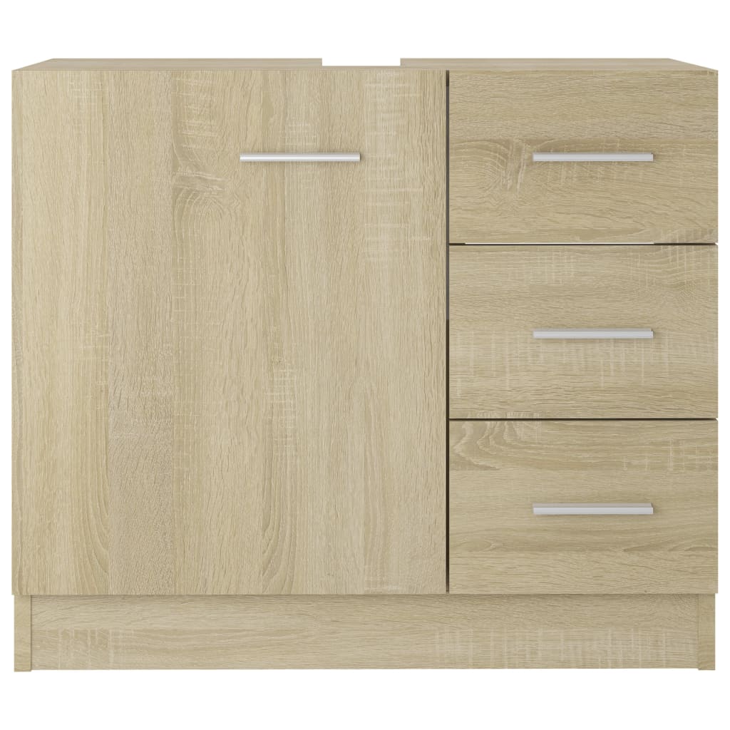 Mobile Sottolavabo Rovere Sonoma 63x30x54 cm Legno Multistrato | homemem39