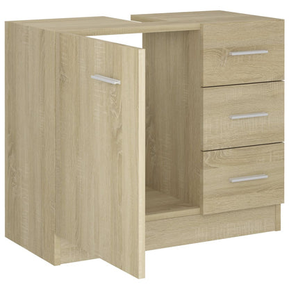 Mobile Sottolavabo Rovere Sonoma 63x30x54 cm Legno Multistrato | homemem39