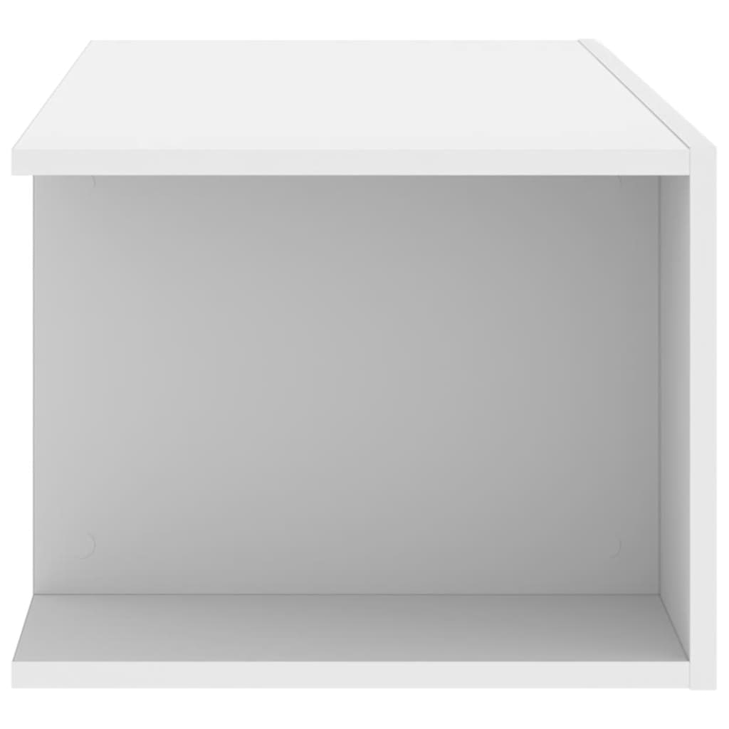 Mobile Porta TV con Luci LED Bianco 90x39x30 cm - homemem39