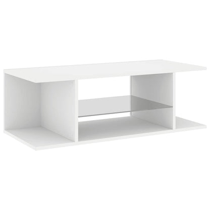 Mobile Porta TV con Luci LED Bianco 90x39x30 cm - homemem39