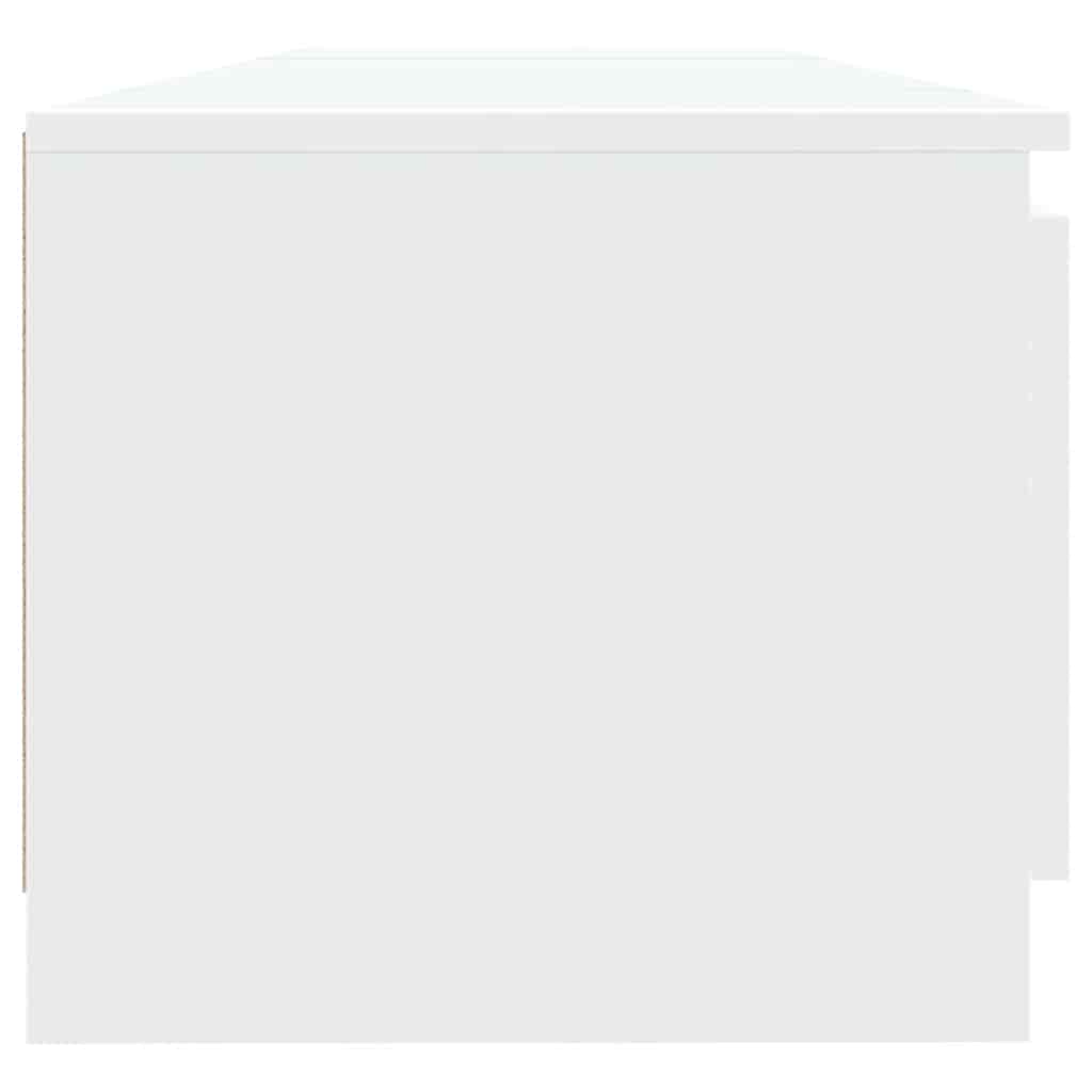 Mobile Porta TV con Luci LED Bianco 140x40x36 cm - homemem39