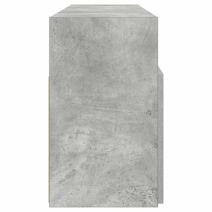 Mobile Porta TV con Luci LED Grigio Cemento 120x30x50 cm - homemem39